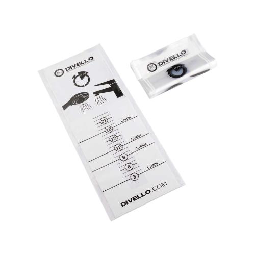 Flödesmätarpåse Transparent 10st Divello