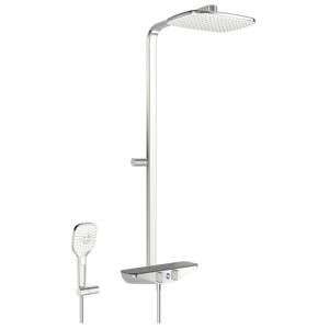 Oras Esteta Faucet With Ceiling Shower 6V Bluetooth 150cc Chrome/Grey