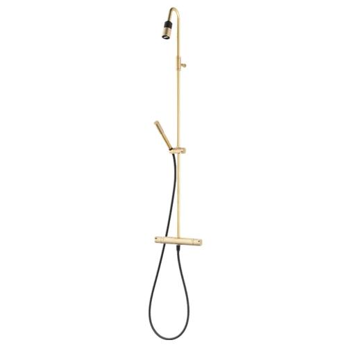 Mora Izzy Shower System Kit 160 C/C Raw Brass