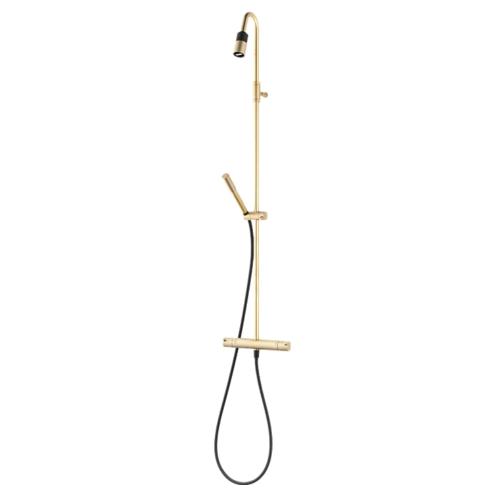 Mora Izzy Shower System Kit 150 C/C Raw Brass