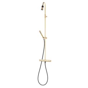 Mora Izzy Shower System Kit 150 C/C Raw Brass