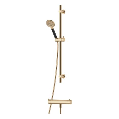 Mora INXX II Shower Kit Brushed Brass, 150 c/c