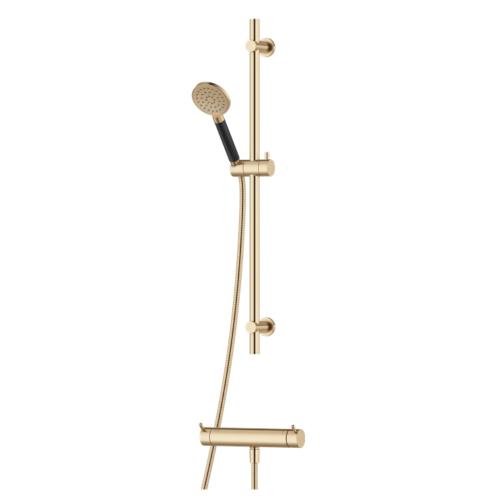 Mora INXX II Shower Kit Brushed Brass, 160 c/c