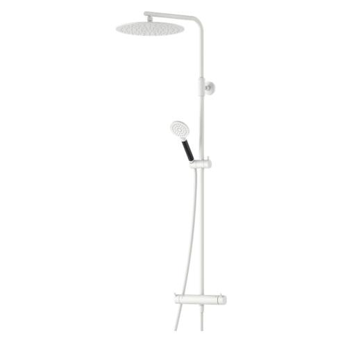 Mora INXX II Shower System Kit Matt White, 160 c/c