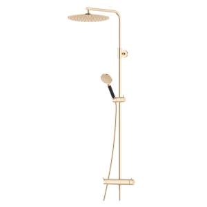 Mora INXX II Shower System Kit Polished Brass, 160 c/c