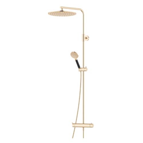 Mora INXX II Shower System Kit Polished Brass, 150 c/c