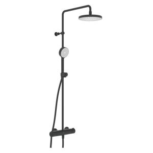 Oras Nova ECO Mixer With Ceiling Shower Brass Matt Black