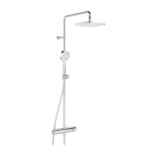 Oras Nova Style Mixer With Overhead Shower Chrome