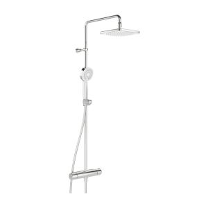 Oras Nova Style Mixer With Overhead Shower Chrome