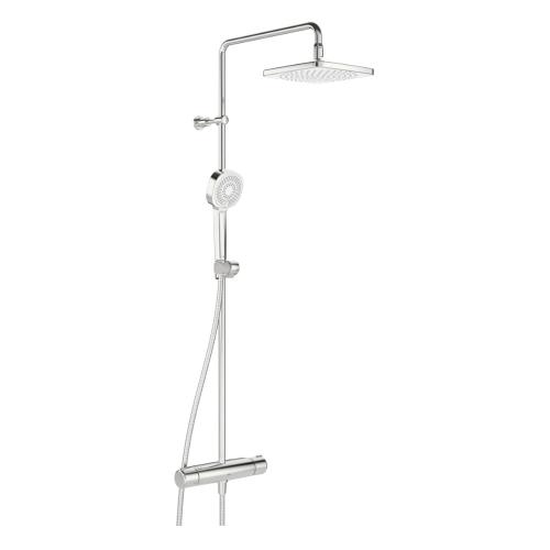 Oras Nova Style Mixer With Overhead Shower 160mm Chrome