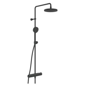 Oras Nova Mixer With Ceiling Shower 160cc Brass Matt Black