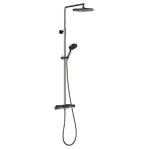 Damixa Silhouet Ceiling Shower Package Brushed Graphite Grey PVD