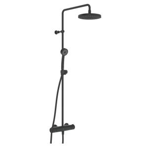 Oras Nova Mixer With Ceiling Shower Matt Black