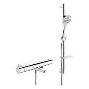 Oras Optima Style Bath And Shower Faucet With Shower Set Chrome