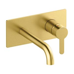 Damixa Silhouet Washbasin For Built In Brushed Brass PVD