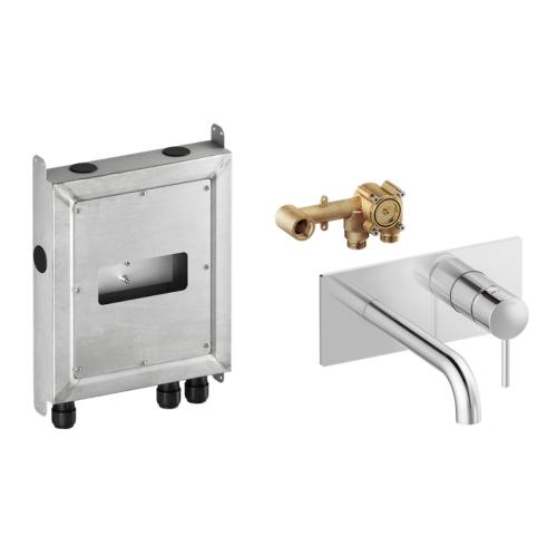 Mora INXX II Tvättställsblandare SE Krom, Inbyggnad