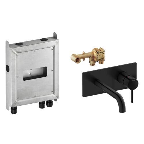 Mora INXX II Tvättställsblandare SE Mattsvart, Inbyggnad