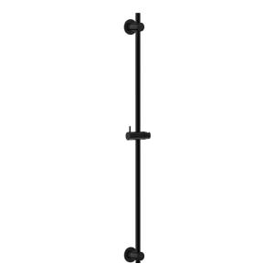 Mora INXX II Shower Rail 1040mm Matt Black With Water Outlet