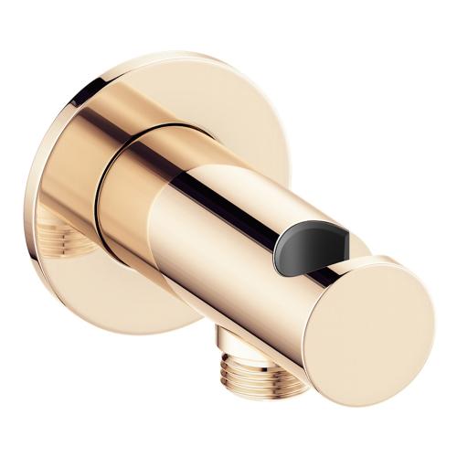 Mora INXX II Duschhållare Polerad Mässing Med Vattenuttag