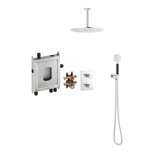 Mora INXX II Shower System Ceiling SE Krom, Inbyggnad