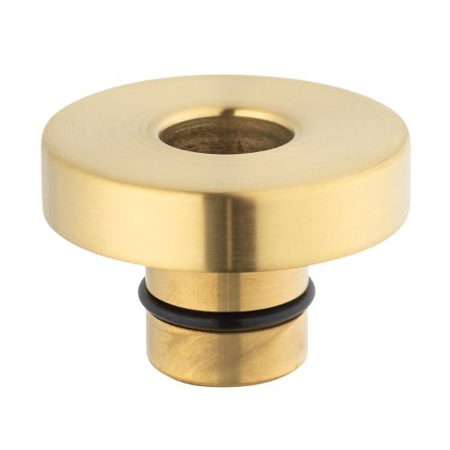 Mora INXX II Drain Hole Cover Brushed Brass PVD