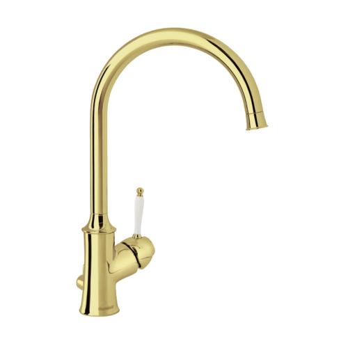 Damixa Tradition Köksblandare Hög 10mm Polerad Mässing PVD