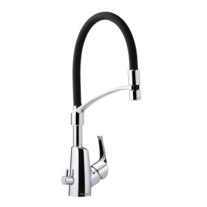 Damixa Rowan Pro Kitchen Faucet With High Flexible Spout 10mm Chrome