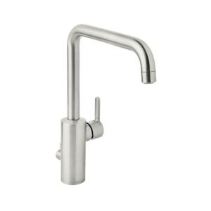 ​Damixa Silhouet Kitchen Faucet With Dishwasher Shut Off Brushed Chrome PVD