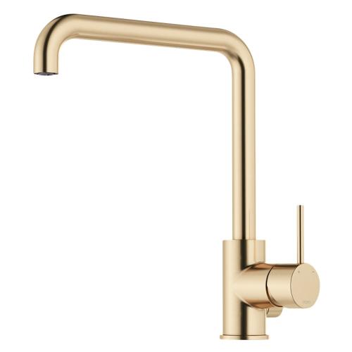 Mora INXX II Sharp, Köksblandare Borstad Mässing, U-Pip, Diskmaskinsavst, 3/8"