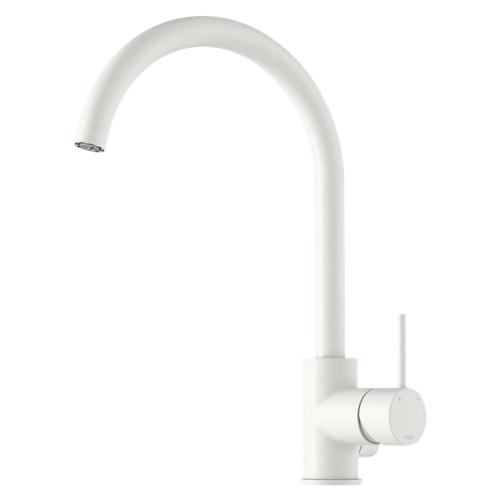 Mora INXX II Soft, Köksblandare Mattvit, C-Pip, Diskmaskinsavst, 3/8"