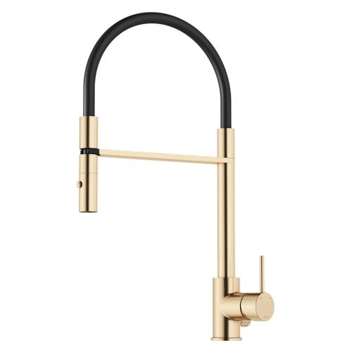 Mora INXX II Miniprofi, Köksblandare Borstad Mässing, Diskmaskinsavst, 3/8"