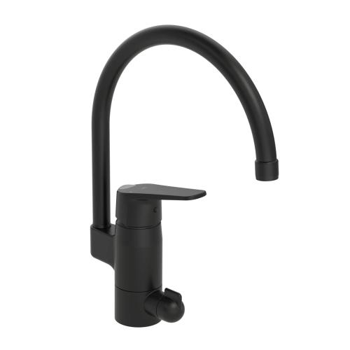 Oras Vega ECO Kitchen Faucet With Dishwasher Valve 178mm Matt Black