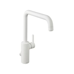 Damixa Silhouet Kitchen Faucet With Dishwasher Shut Off Matt White