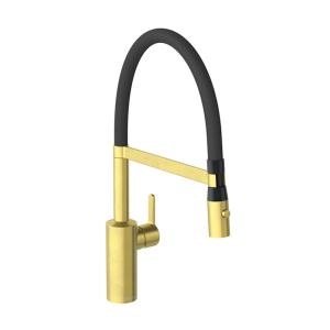 Damixa Silhouet Pro Kitchen Faucet Brushed Brass PVD