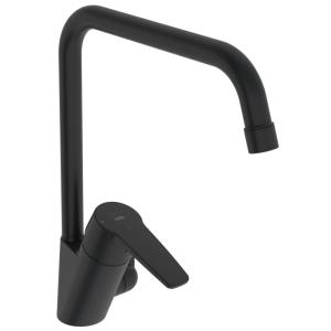 Oras Swea ECO Kitchen Faucet With Shut-Off Matt Black