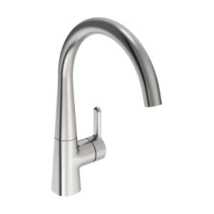 ​Oras Inspera Kitchen Faucet With Shutoff 3V IP55 Brushed Steel