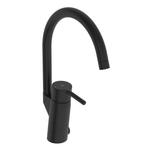 ​Oras Optima Køkkenarmatur Med Afspærring 3V Bluetooth Mat Sort