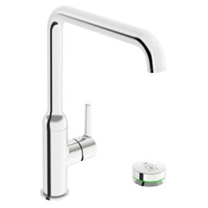 Oras Optima Style Kitchen Faucet With Shutoff 9V Bluetooth Chrome