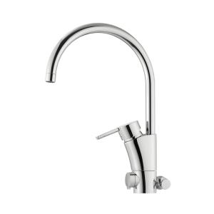 Mora MMIX K5 Kitchen Faucet With Countertop Dishwasher Attachment, Chrome