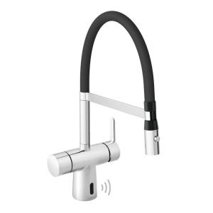 Damixa Silhouet Touchless Sensor Pro Kitchen Faucet 12V AC/DC Chrome