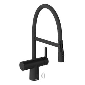 Damixa Silhouet Touchless Pro Sensor Kitchen Faucet 12V AC/DC Matt Black