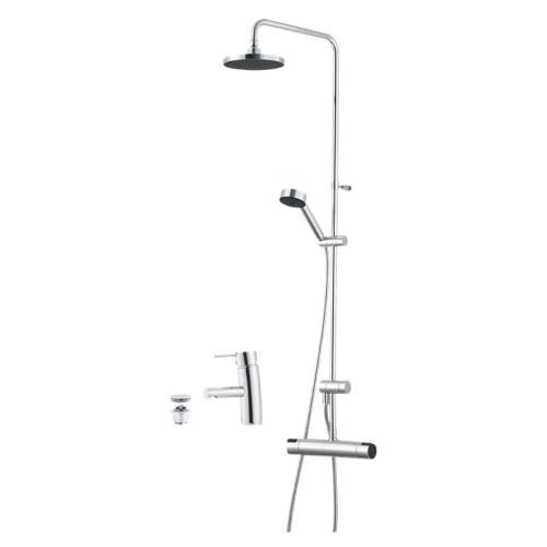 Mora MMIX Badeværelseskoncept 160CC Chrom/Sort