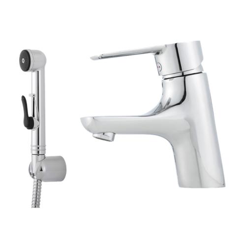 Mora Cera B5 Tvättställsblandare Med Självstängande Handdusch 243005.CA