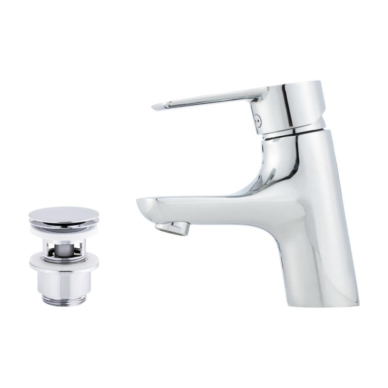 Mora Cera B5 Tvättställsblandare G3/8, Med Push-Down Ventil