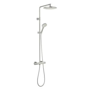 Damixa Silhouet Ceiling Shower Package Brushed Chrome PVD