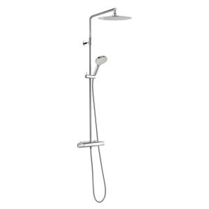 Damixa Silhouet Ceiling Shower Package Brass Chrome