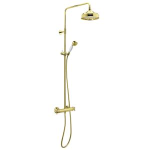 Damixa Tradition Shower System Polished Brass PVD