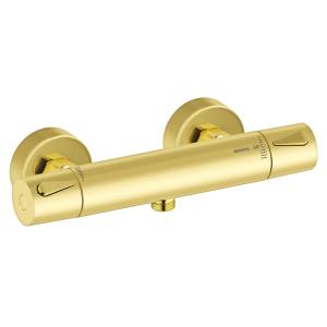 Damixa Silhouet Thermostatic Mixer Polished Brass PVD