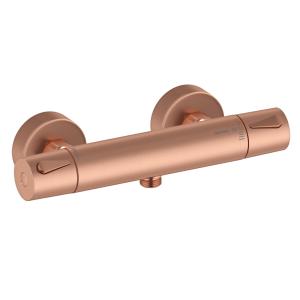 Damixa Silhouet Thermostatic Mixer Brushed Copper PVD