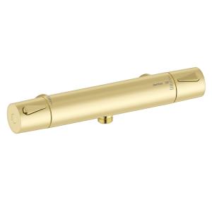 Damixa Silhouet Thermostatic Mixer 160mm Polished Brass PVD